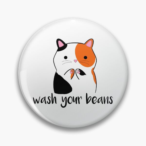 Item preview, Wash Your Beans Cat designed and sold by Elaine Carter.