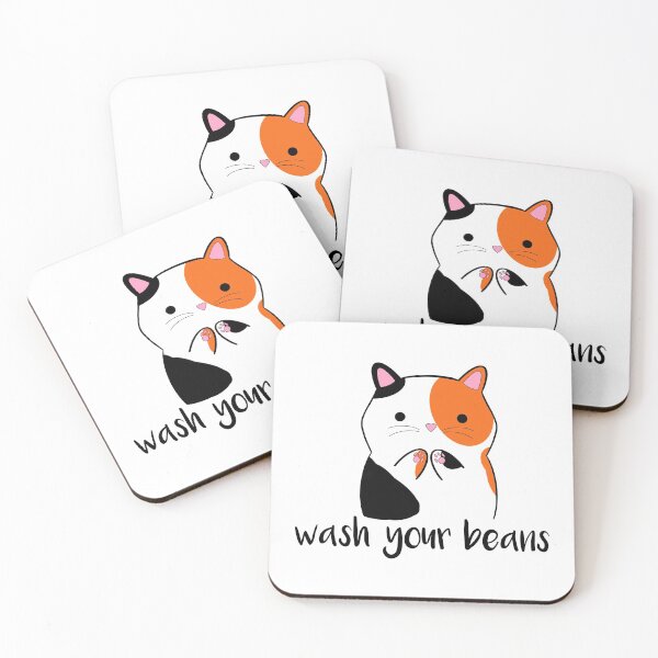 Item preview, Wash Your Beans Cat designed and sold by Elaine Carter.