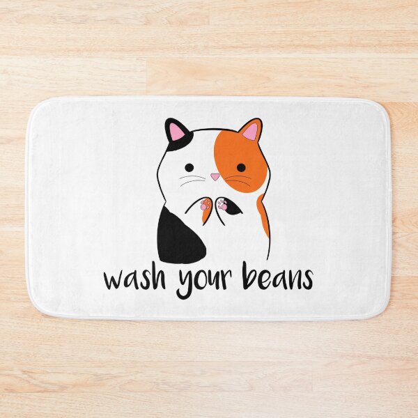 Item preview, Wash Your Beans Cat designed and sold by Elaine Carter.