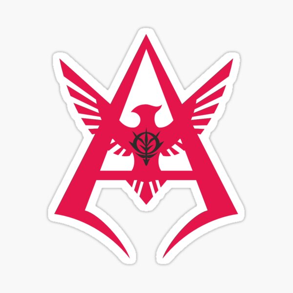 Char Aznable - Personal Insignia RED Sticker