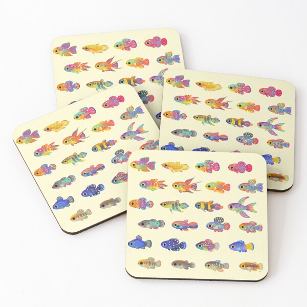 Item preview, Killifish - yellow designed and sold by pikaole.