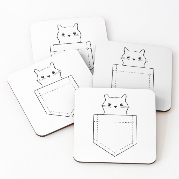 Item preview, Cute Pocket Cat designed and sold by Elaine Carter.