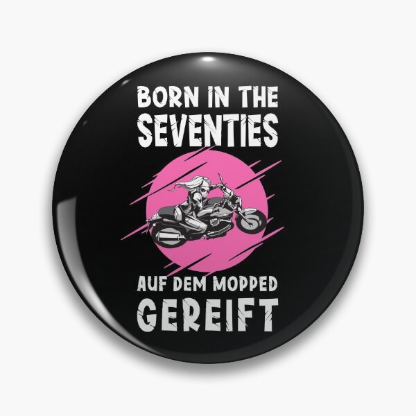 Item preview, Motorcyclist gift biker Born in the 70s designed and sold by SiRaGeckoDesign.