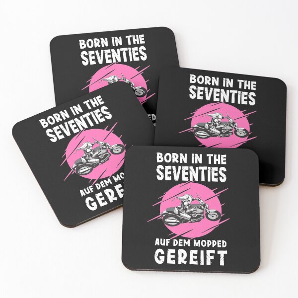 Item preview, Motorcyclist gift biker Born in the 70s designed and sold by SiRaGeckoDesign.