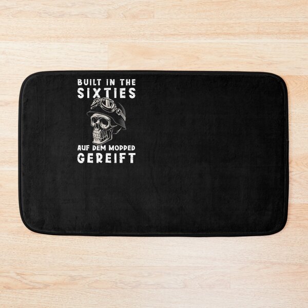 Item preview, Motorcycle gift biker saying Born in the 60s designed and sold by SiRaGeckoDesign.