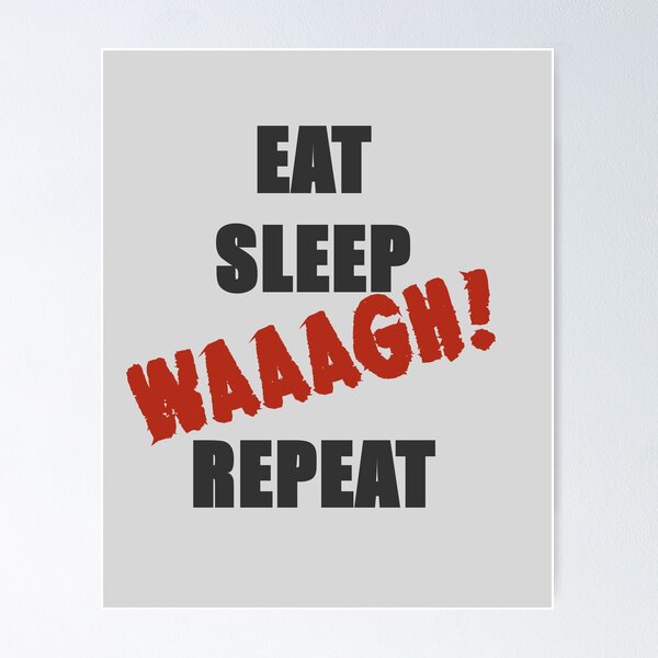 Item preview, Eat Sleep War Repeat designed and sold by WarGear.