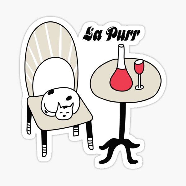 La Purr Sticker
