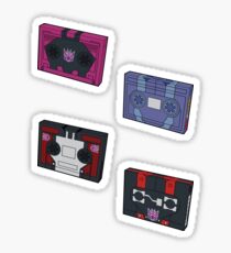 Decepticon Cassettes (stickers, set I) / pillow / tote bag Sticker