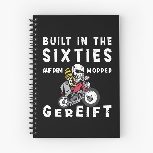 Item preview, Motorcycle gift biker saying Born in the 60s designed and sold by SiRaGeckoDesign.