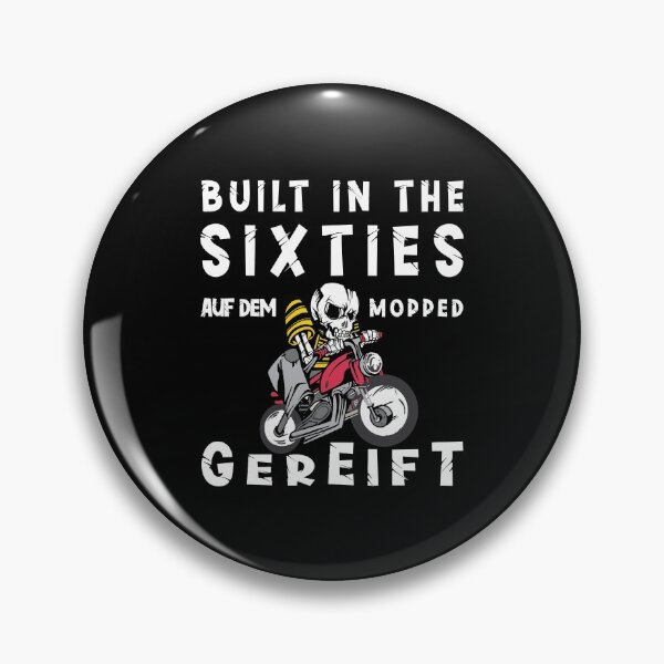 Item preview, Motorcycle gift biker saying Born in the 60s designed and sold by SiRaGeckoDesign.