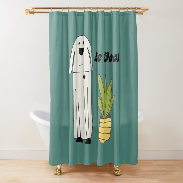 Le Woof Shower Curtain