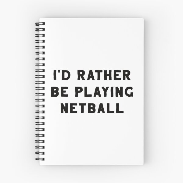 Item preview, I'd Rather Be Playing Netball designed and sold by teesaurus.
