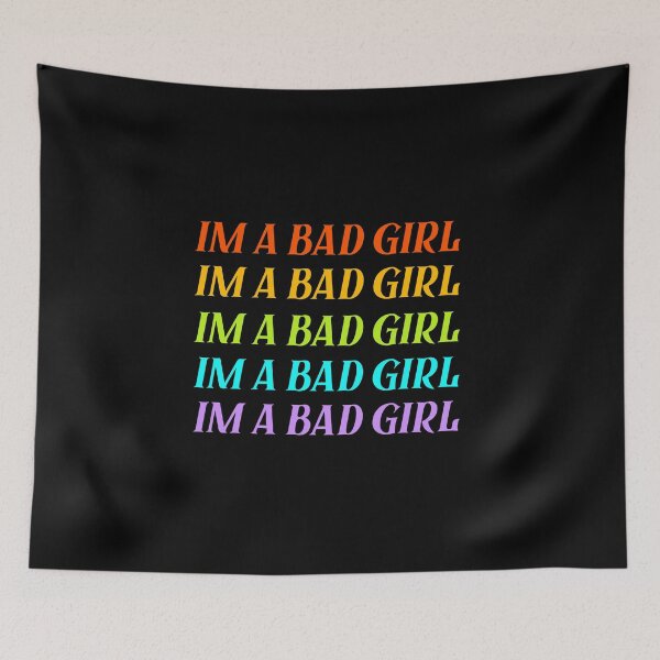 Item preview, im a bad girl in rainbow colors  designed and sold by Amineharoni.