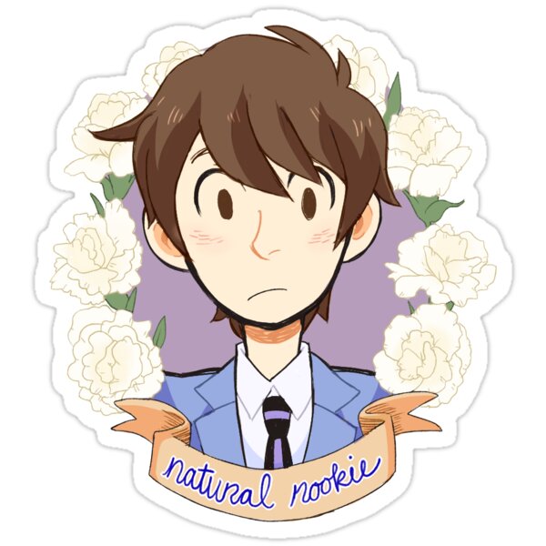 Ouran High School Host Club Haruhi Sticker Stickers By Broletariat Redbubble