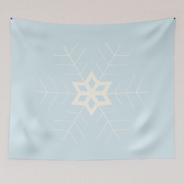 Item preview, Snowflake Square - Blue designed and sold by gabriellejean.
