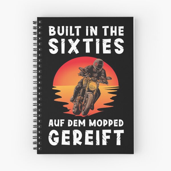 Item preview, Motorcycle gift biker saying Born in the 60s designed and sold by SiRaGeckoDesign.