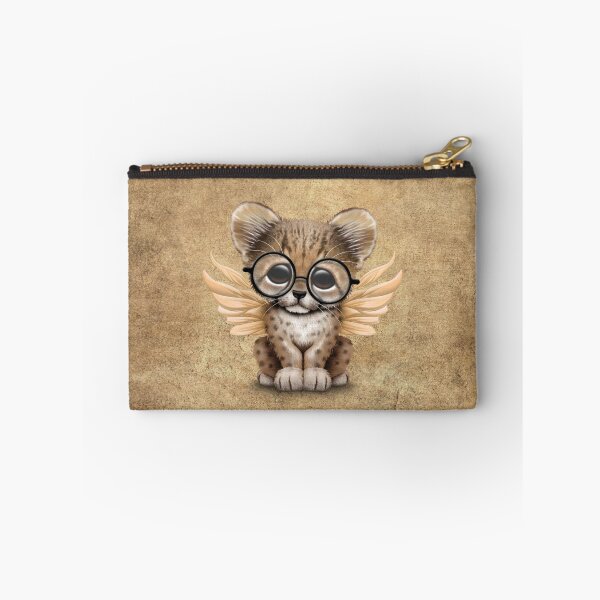 Item preview, Cheetah Cub with Fairy Wings Wearing Glasses  designed and sold by JeffBartels.