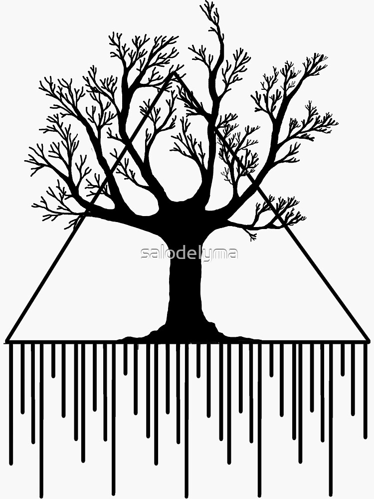 "Tree sticker" Sticker by salodelyma Redbubble