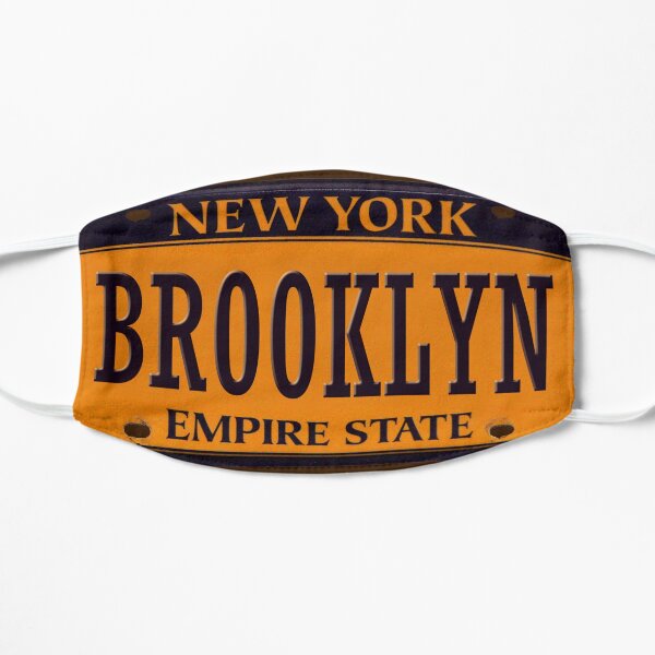 Brooklyn ,New York City Plate Number, Creative Gift Flat Mask