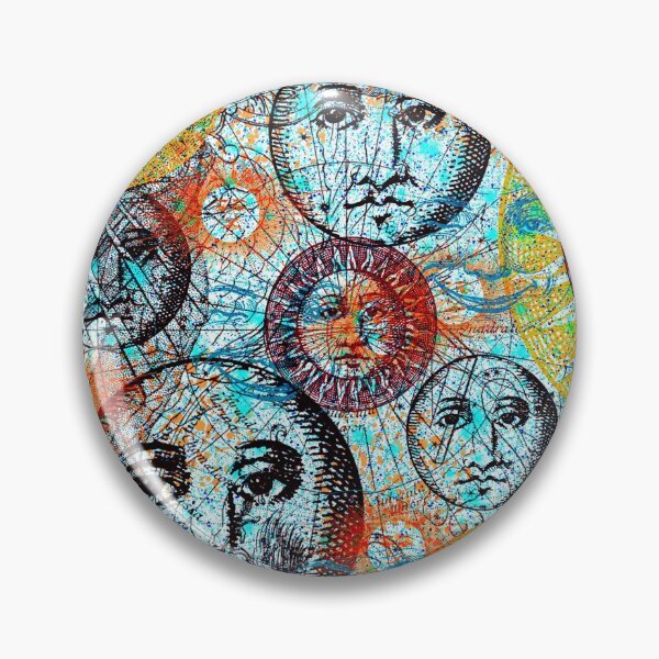 Item preview, Mr Moon and Mrs Sun #1 of celestial collection  designed and sold by Joysdigitalart.