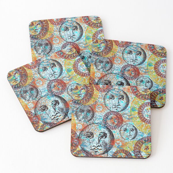 Item preview, Mr Moon and Mrs Sun #1 of celestial collection  designed and sold by Joysdigitalart.