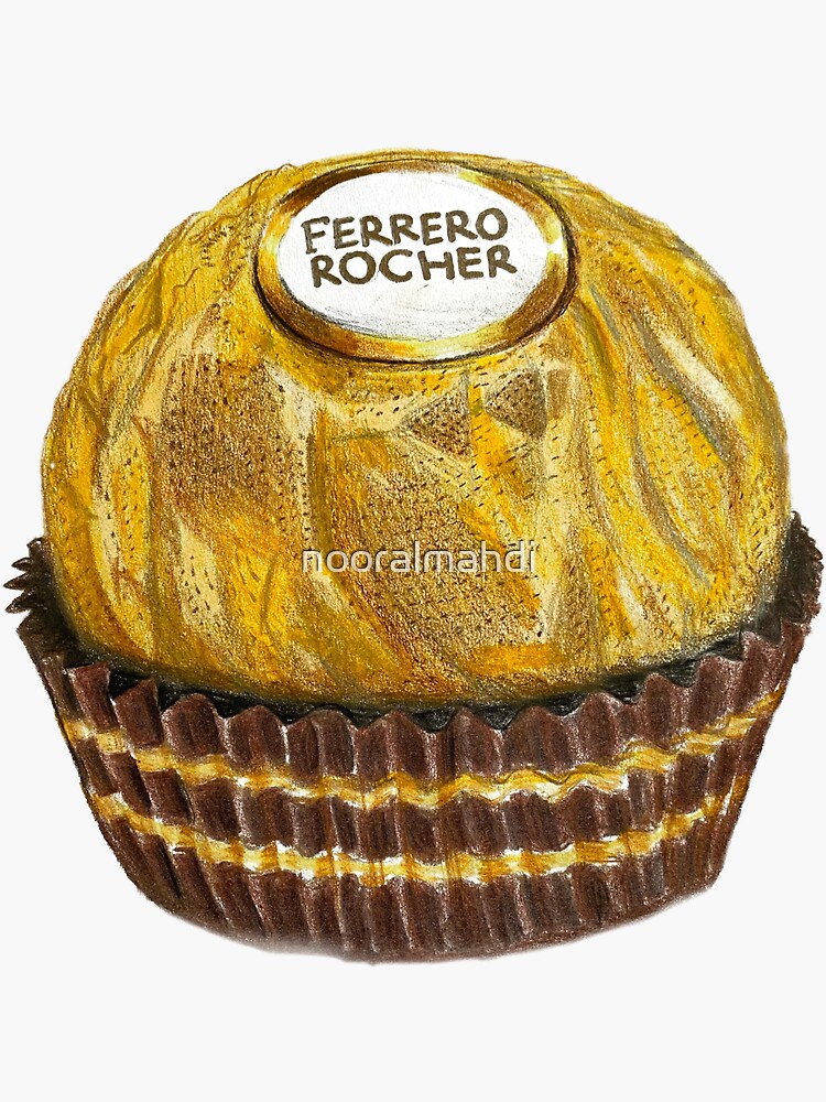 Ferrero Rocher Tray Whippy Eis Sticker-Catering Van sterben Cut Decal 