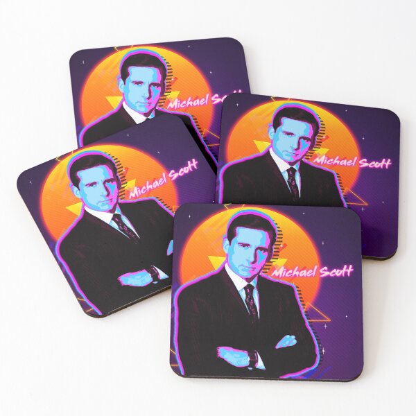 Item preview, Michael Scott 80's Poster designed and sold by LilNubi.