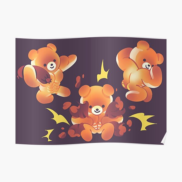 Buff Bread Bears Toasty Poster