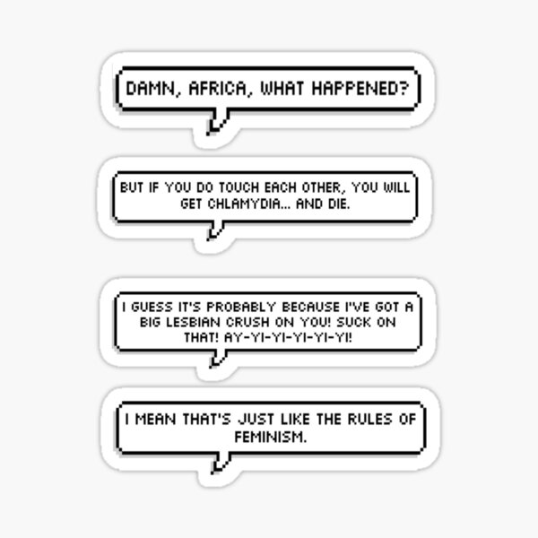 Mean Girls Quotes - Set 1 Sticker