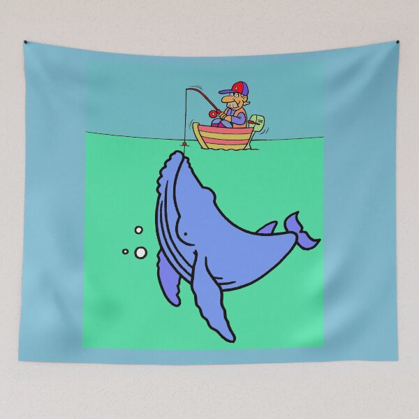 Artikelvorschau, Fischen nach einem Wal. entworfen und verkauft von NatanDesigns.