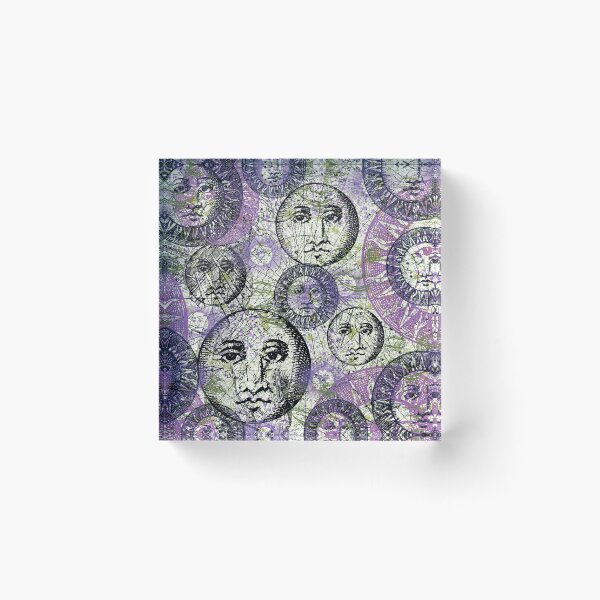 Item preview, Mr and Mrs purple moon #3 of celestial collection  designed and sold by Joysdigitalart.