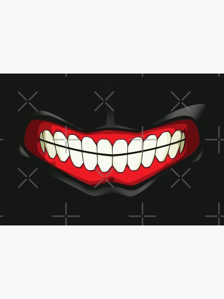 Ken Kaneki Ghoul Mask Art Board Print By Pongli Redbubble