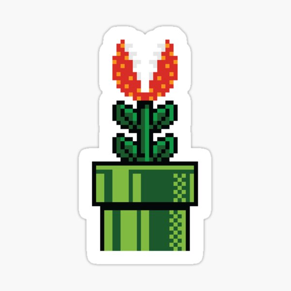 Piranha Plant Sticker