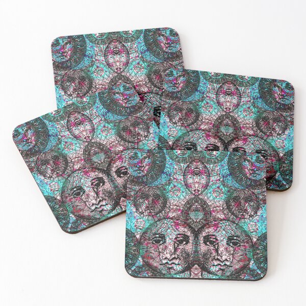 Item preview, Four moons and four suns #4 of celestial collection  designed and sold by Joysdigitalart.