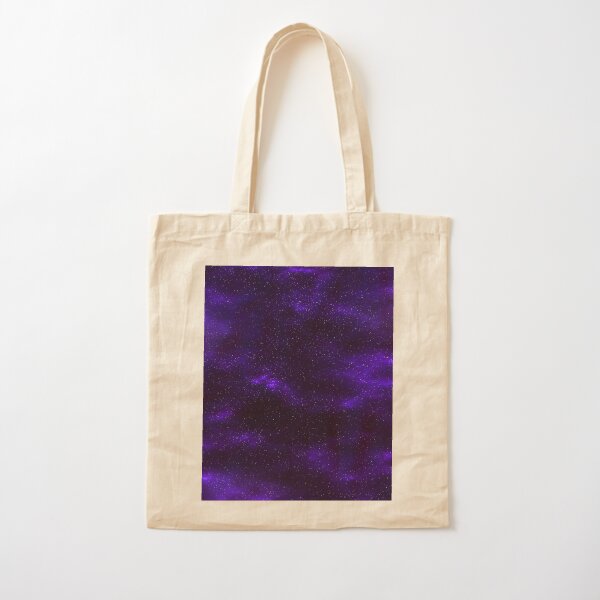 Purple Galaxy Cotton Tote Bag