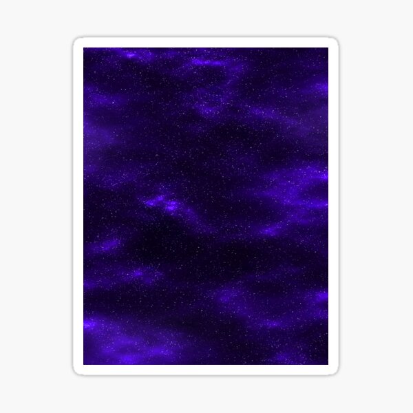 Purple Galaxy Sticker