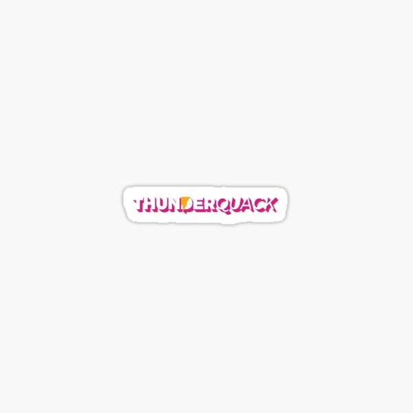 ThunderQuack to the Future Sticker