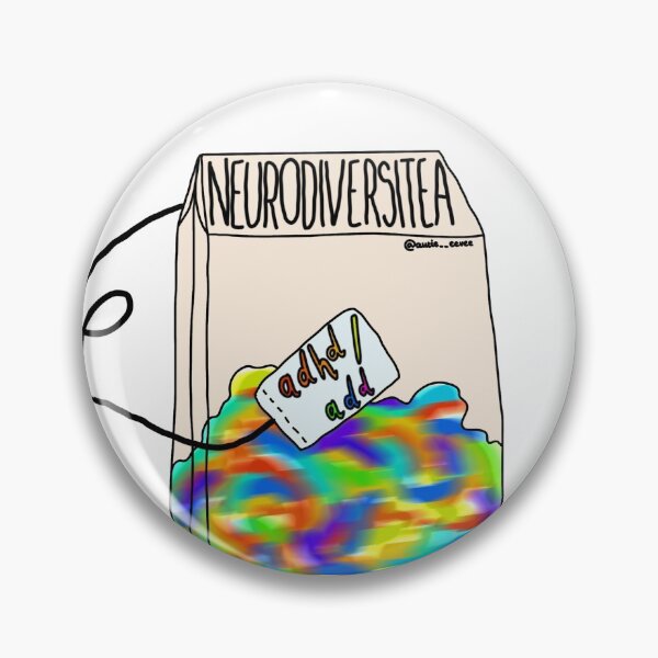Neurodiversitea Types (ADHD/ADD) Pin