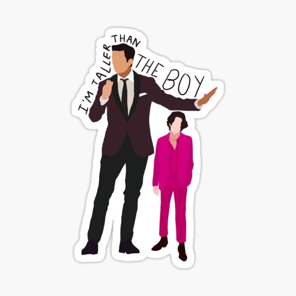 I’m Taller than the Boy Sticker