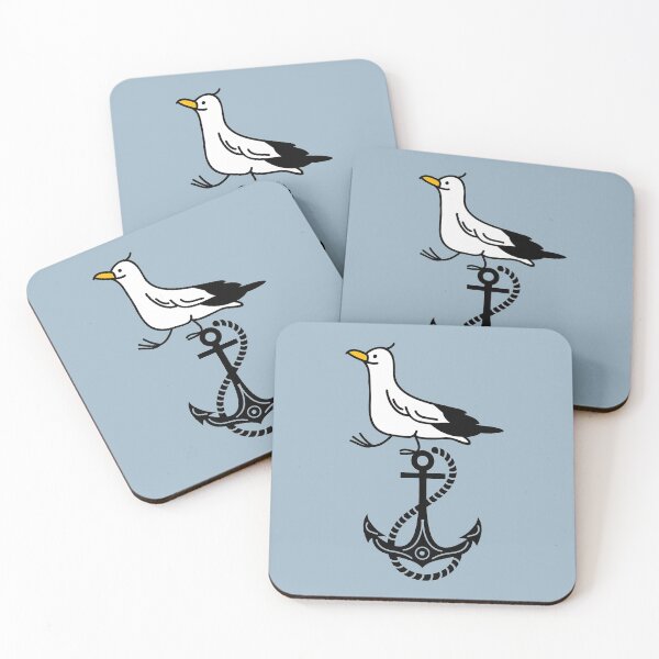 Item preview, Anchor and seagull designed and sold by spontania.