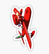 Porco Rosso Plane Sticker