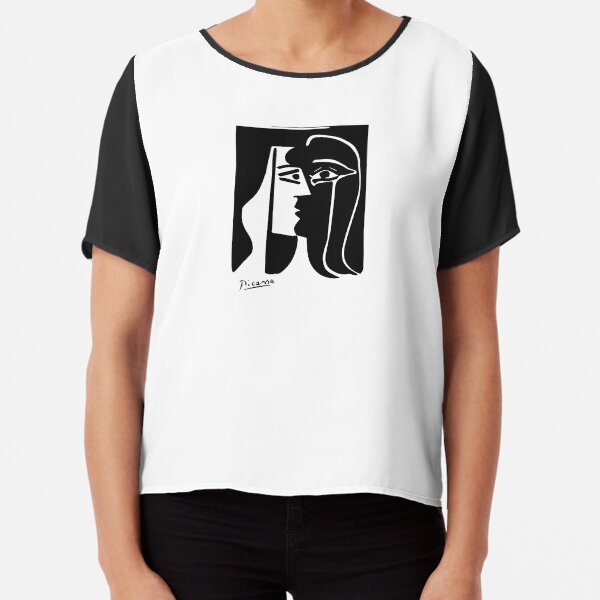 Pablo Picasso - El beso - Firma Blusa
