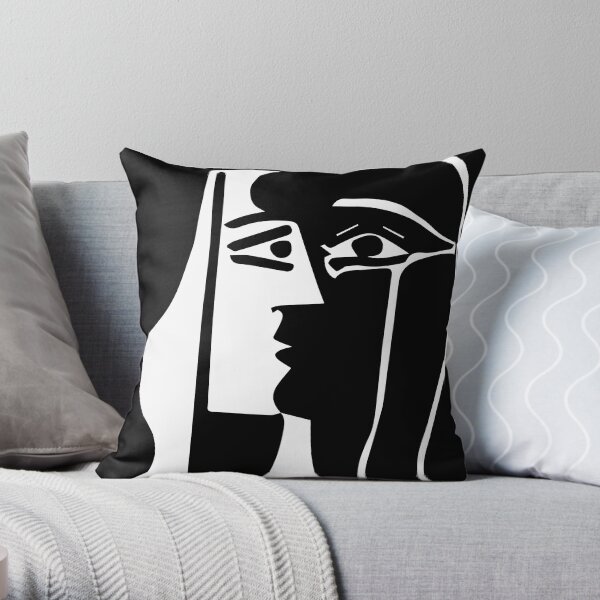 Pablo Picasso - The Kiss - Signature Throw Pillow