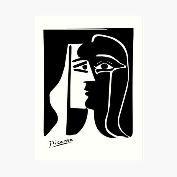 Pablo Picasso - The Kiss - Signature Art Print