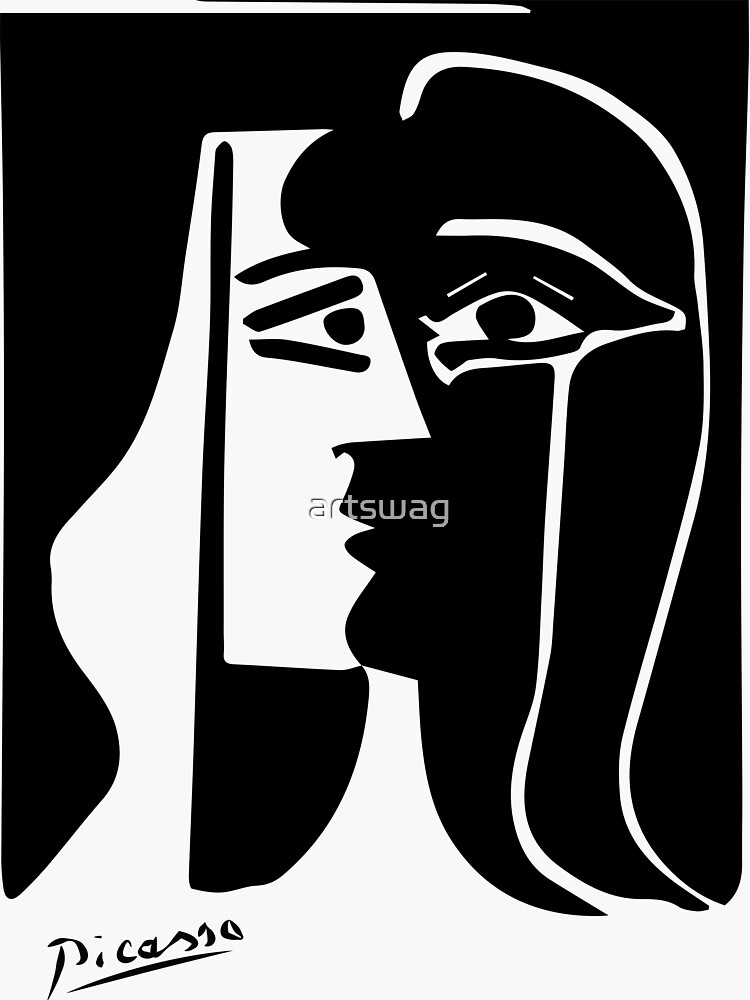 Pablo Picasso - The Kiss - Signature by artswag