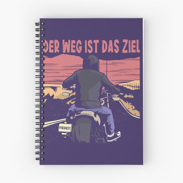 Item preview, Biker saying The way is the goal Motorcyclists designed and sold by SiRaGeckoDesign.