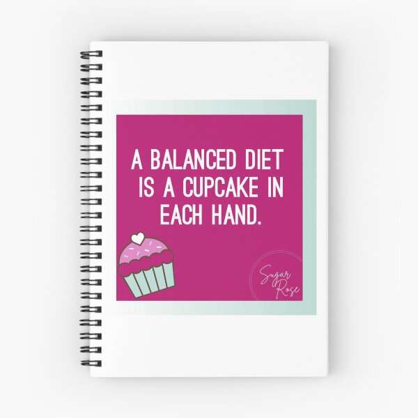 Item preview, A balanced diet is a cupcake in each hand designed and sold by sugarrosekitch.