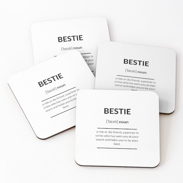 Item preview, Bestie Definition | Dictionary Collection designed and sold by Designschmiede.