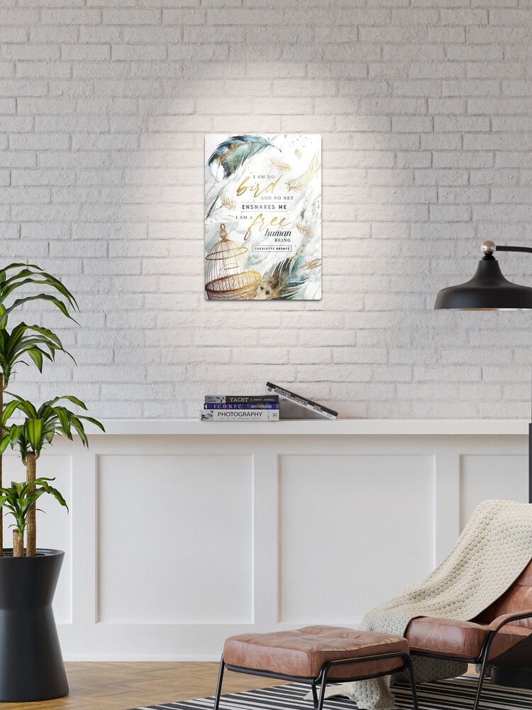 Thumbnail 1 of 4, Metal Print, I am no bird designed and sold by stellaarts.