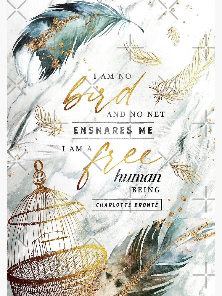 Thumbnail 4 of 4, Metal Print, I am no bird designed and sold by stellaarts.
